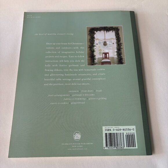 🎁 1998 Martha Stewart's Decorating For the Holidays Softcover Book 🎄 - Picture 3 of 8
